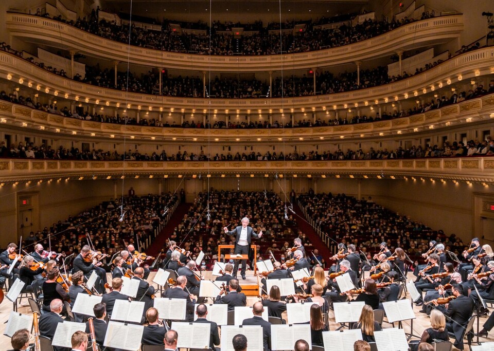 ( 뉴욕 카네기홀 공연장 내부 전경, 카네기홀 홈페이지 )