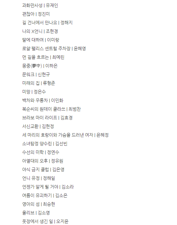 [제17회 여성인권영화제 선정작]