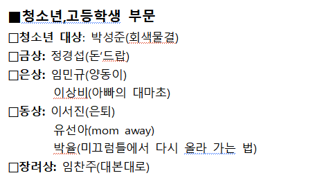 [제14회 충무로단편독립영화제 수상작]