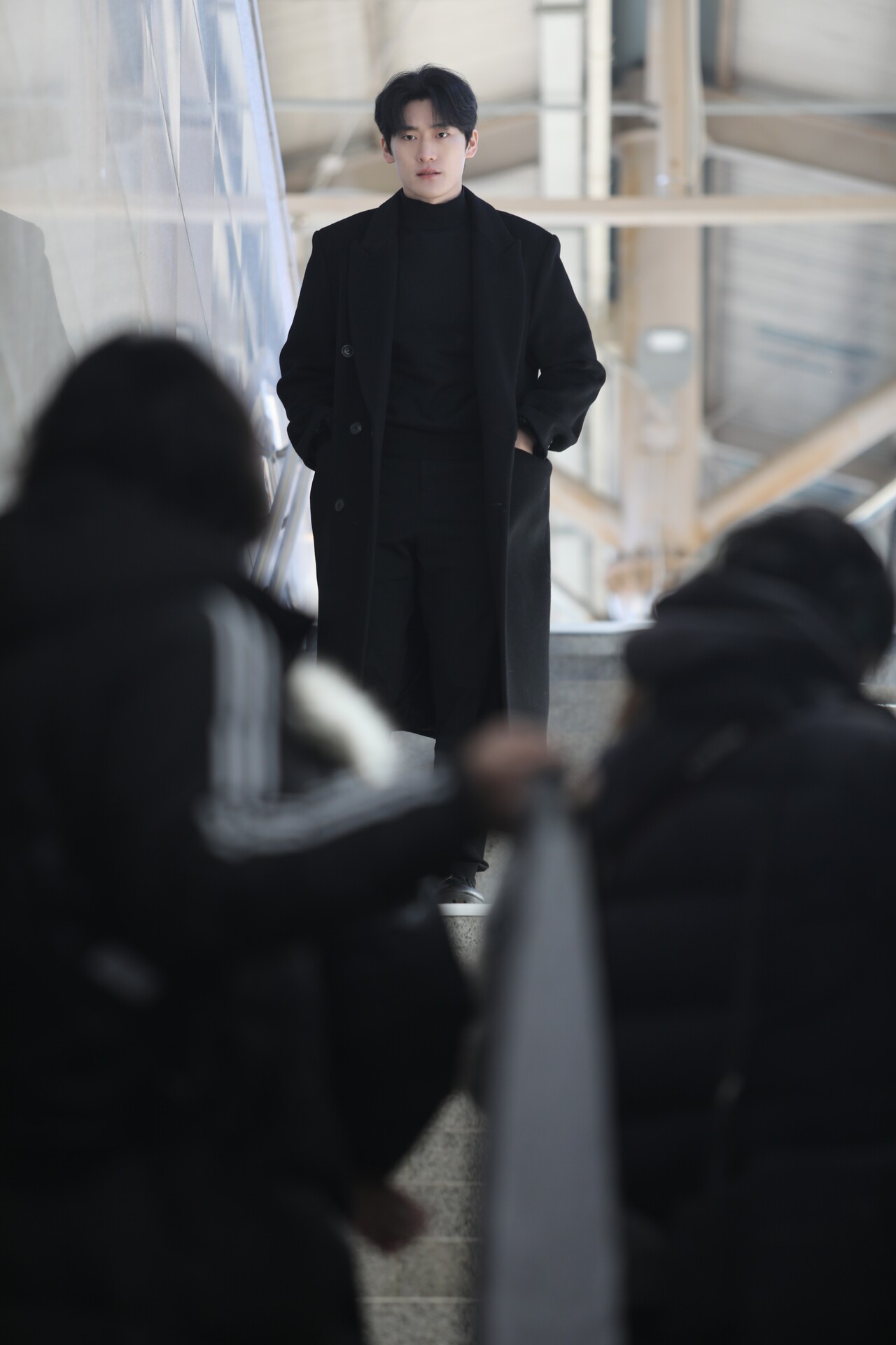 ['멈춰선 지하철' 촬영 현장, 사진 = 씨엠닉스]